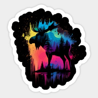 Moose Sticker